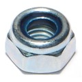 Midwest Fastener Nylon Insert Lock Nut, M6-1.00, Steel, Class 8, Zinc Plated, 12 PK 76083